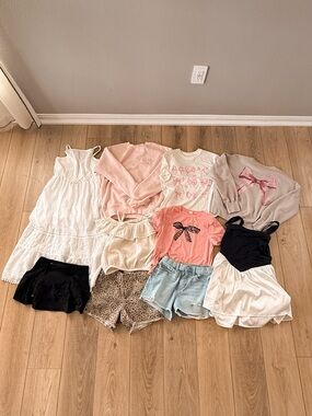 Girls TWEEN Size L (10/12/13/14) outfit Bundle Abercrombie Kids Lululemon